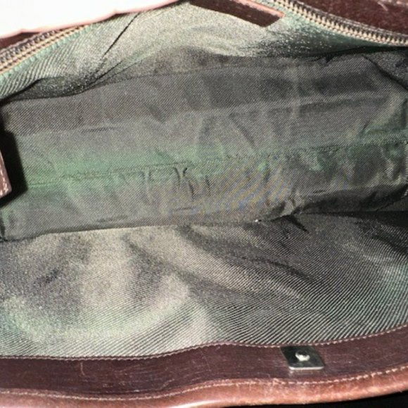 Gucci Canvas Handbag w Authentic Drawstring Dust Bag - Authentic EUC - Picture 6 of 16
